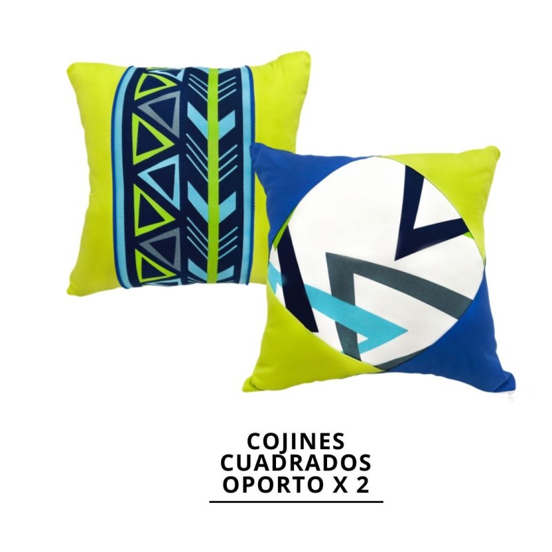 COJINES CUADRADO OPORTO X2