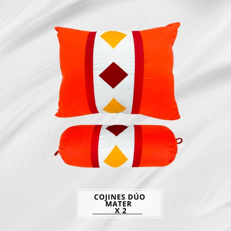 COJINES DÚO MATER X2