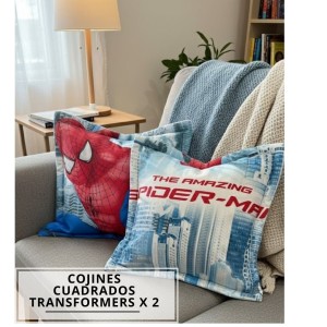 COJINES CUADRADO TRANSFORMERS X2