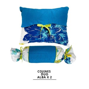 COJINES DÚO ALBA X2