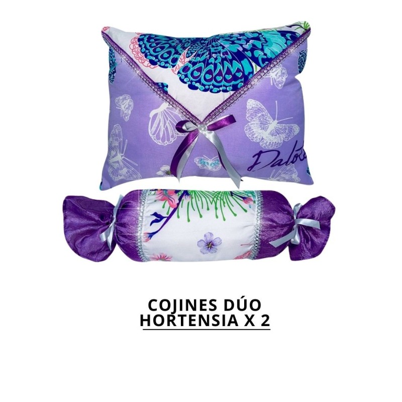 COJINES DÚO HORTENSIA X2