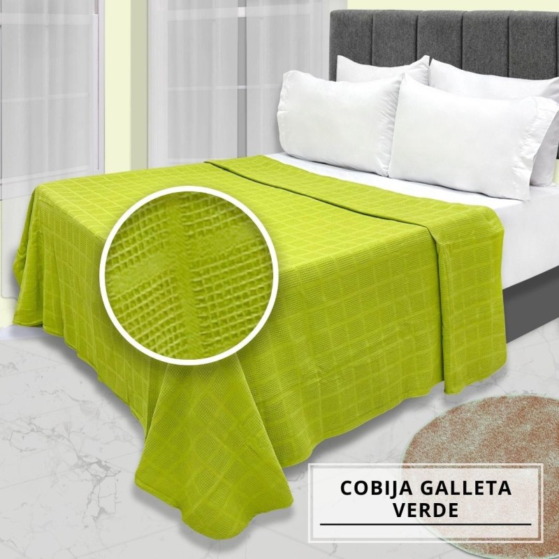 COBIJA GALLETA VERDE