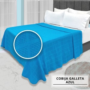 COBIJA GALLETA AZUL